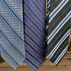 Blue neck ties 💙 Set of 2